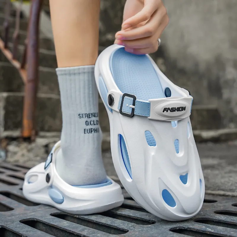 QIUTEXIONG Slip Resistant Closed Toe Slippers Unisex-18