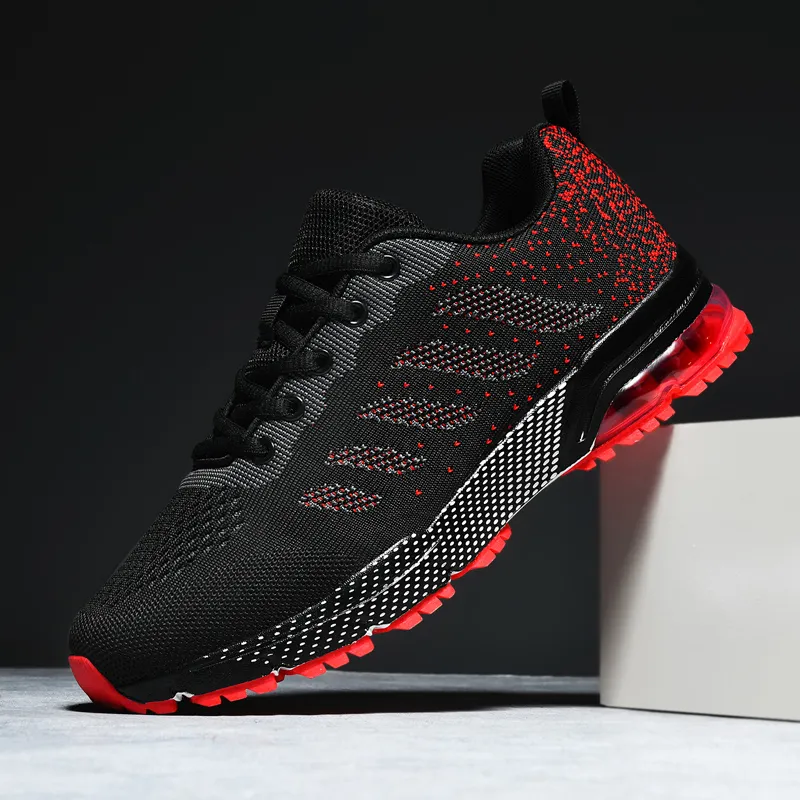 QIUTEXIONG Shock Absorbers Slip Resistant Breathable Low Top Casual Marathon City Commute Running Shoes Men's-18