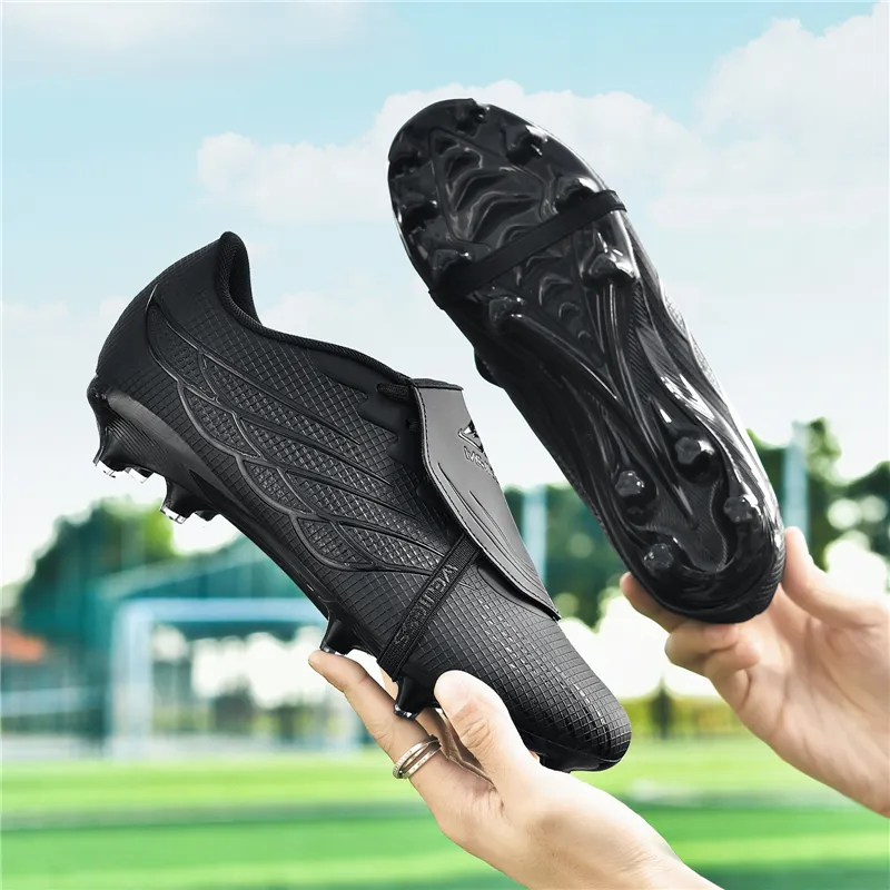 QIUTEXIONG FG Firm Ground Soft Ground, Artificial Ground, Natural Ground Slip Resistant Coverage Soccer Shoes Unisex-16