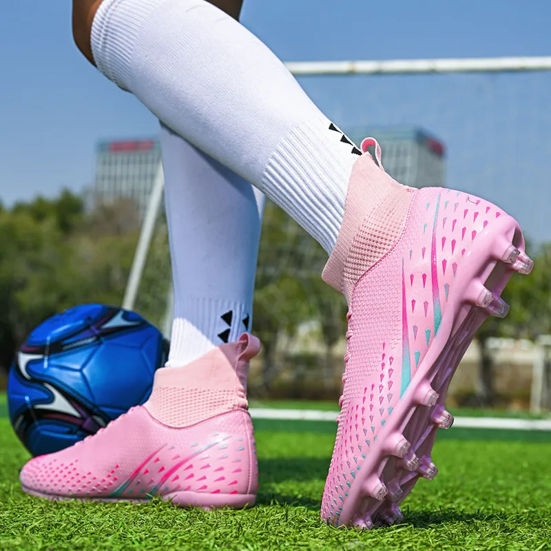 QIUTEXIONG Soft Ground, Artificial Ground, Natural Ground Anti Slip Wear Resistant Soccer Shoes Unisex-17