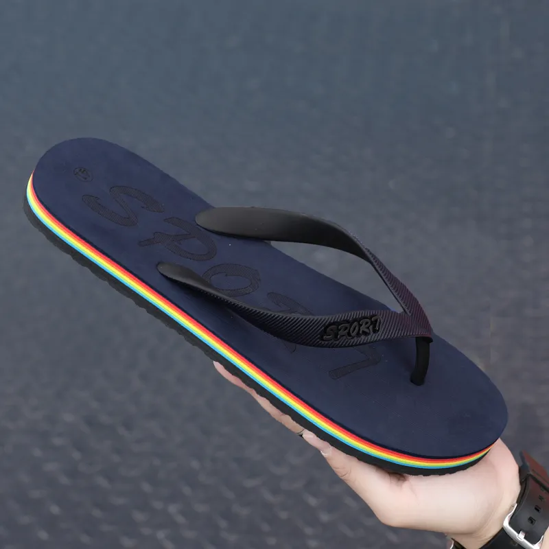 QIUTEXIONG EVA Abrasion Resistant Slip Resistant Quick Drying Flip Flops Men's-6