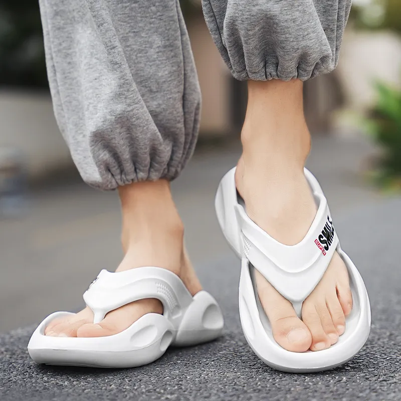 QIUTEXIONG EVA Odor Resistant Flip Flops Men's-12