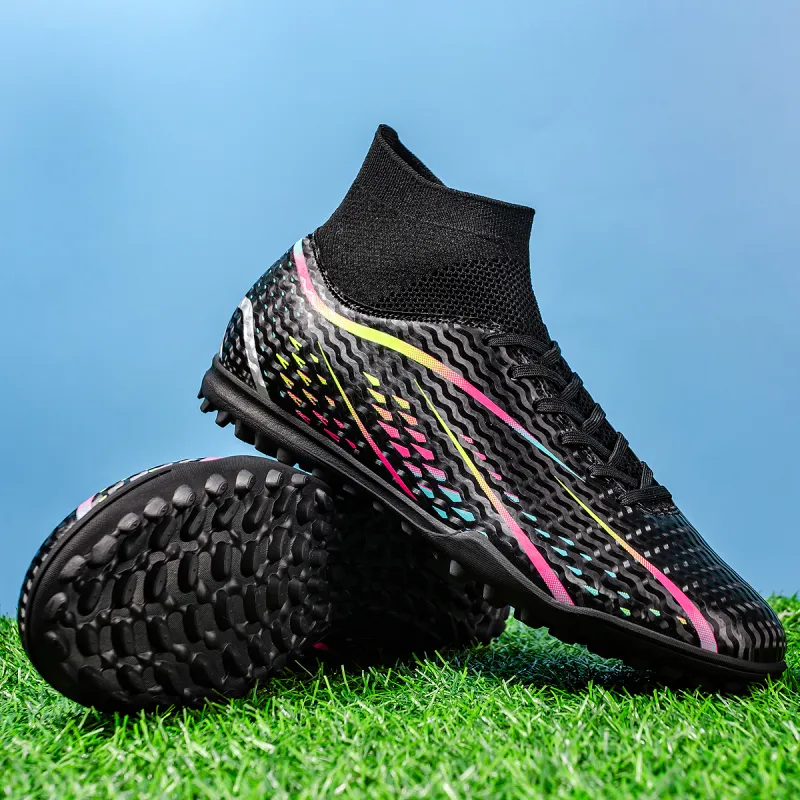 QIUTEXIONG TF Turf Artificial Ground, Indoor Slip Resistant Soccer Shoes Unisex-18