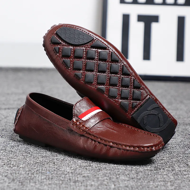 QIUTEXIONG Gommino Loafers Men's-14