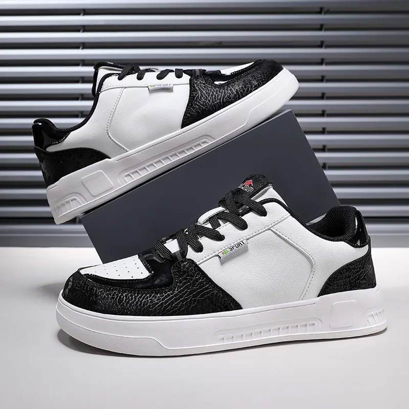 QIUTEXIONG Waterproof And Lightweight Low Top Casual Shoes Men's-4