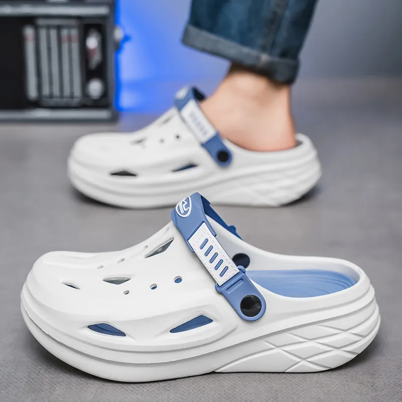 QIUTEXIONG EVA Cuffed Odor Resistant Abrasion Resistant Slip Resistant Closed Toe Slippers Unisex-18