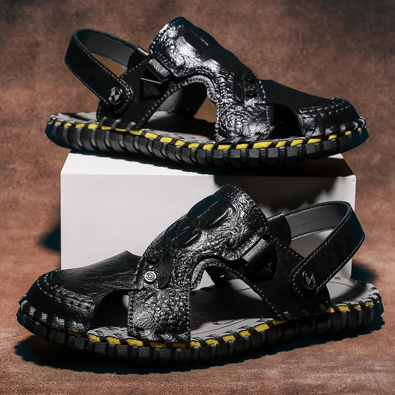 QIUTEXIONG Slip Resistant Breathable Abrasion Resistant Cushioning River Trekking Shoes Men's-12