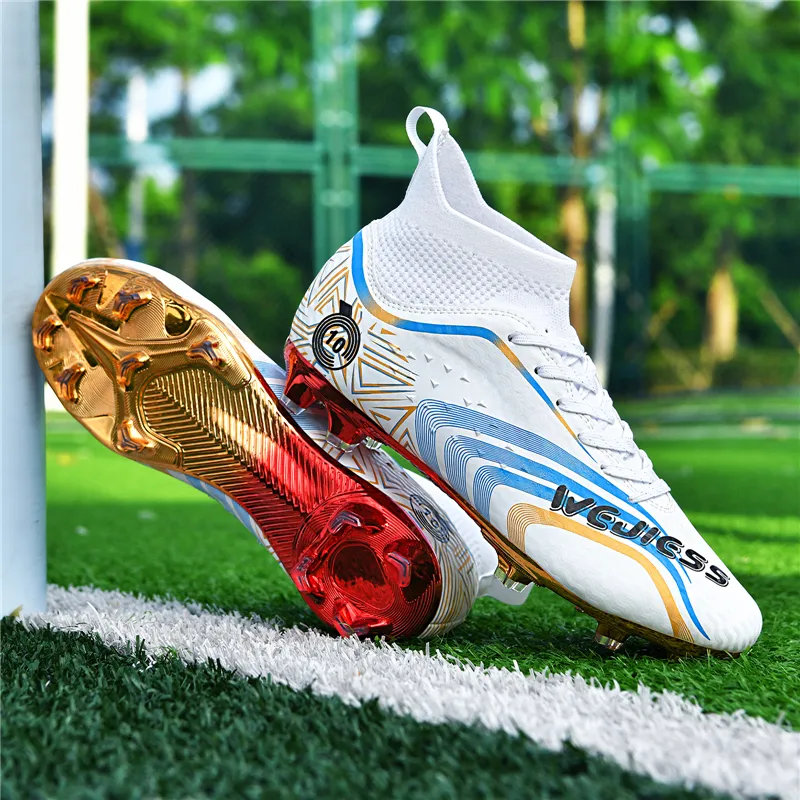 QIUTEXIONG Shock Absorbers With Slip Resistant Features Soccer Shoes Unisex-8