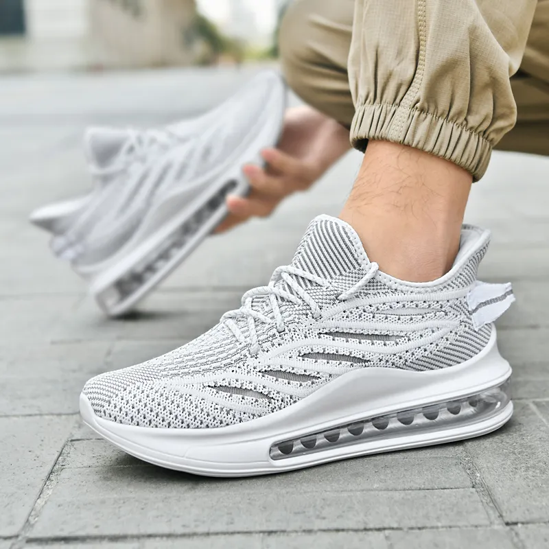 QIUTEXIONG Cushioning Breathable Low Top Casual Long Distance Running Sprint Running Shoes Men's-18