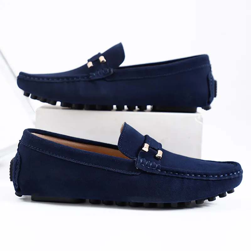 QIUTEXIONG Gommino Loafers Men's-5
