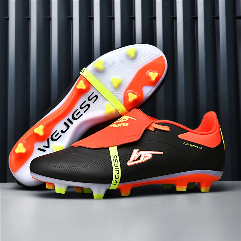 QIUTEXIONG FG Firm Ground Soft Ground, Natural Ground Cushioning And Breathable Soccer Shoes Unisex-2