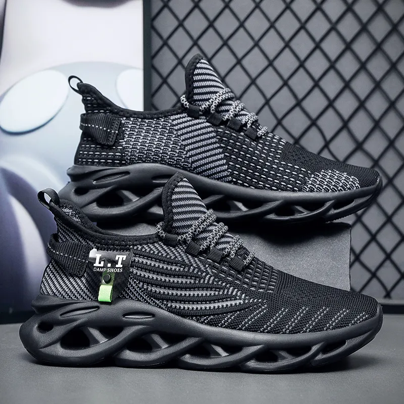 QIUTEXIONG Cushioning And Breathable Low Top Casual Marathon Training City Commute Running Shoes Men's-19