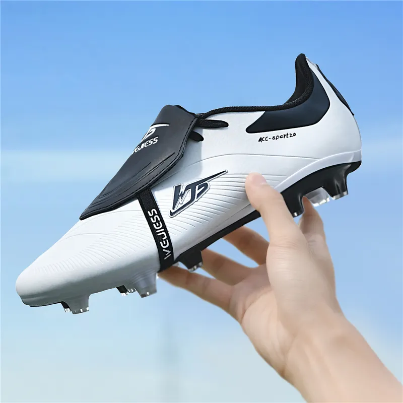 QIUTEXIONG FG Firm Ground Soft Ground, Natural Ground Cushioning And Breathable Soccer Shoes Unisex-7