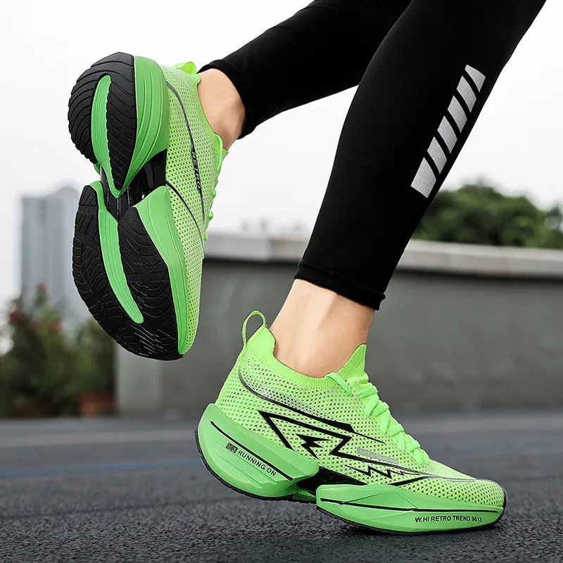 QIUTEXIONG Breathable Low Top Long Distance Running Sprint Running Shoes Unisex-27
