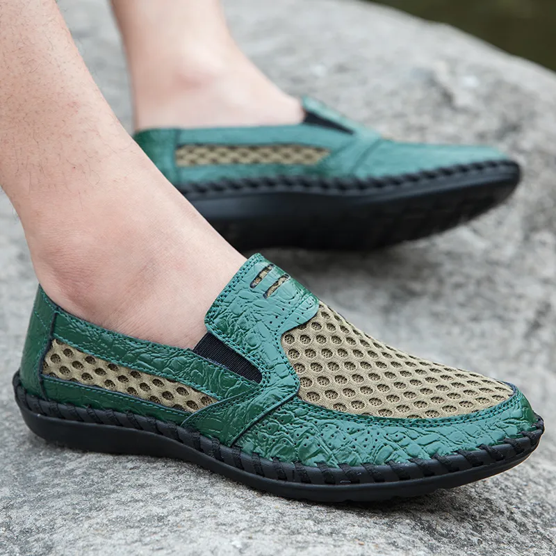 QIUTEXIONG Slip Resistant River Trekking Shoes Men's-17