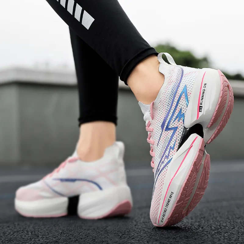 QIUTEXIONG Breathable Low Top Long Distance Running Sprint Running Shoes Unisex-13