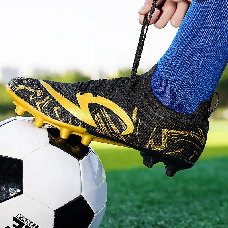 QIUTEXIONG FG Firm Ground Soft Ground, Natural Ground Support Impact Resistant Soccer Shoes Unisex-15