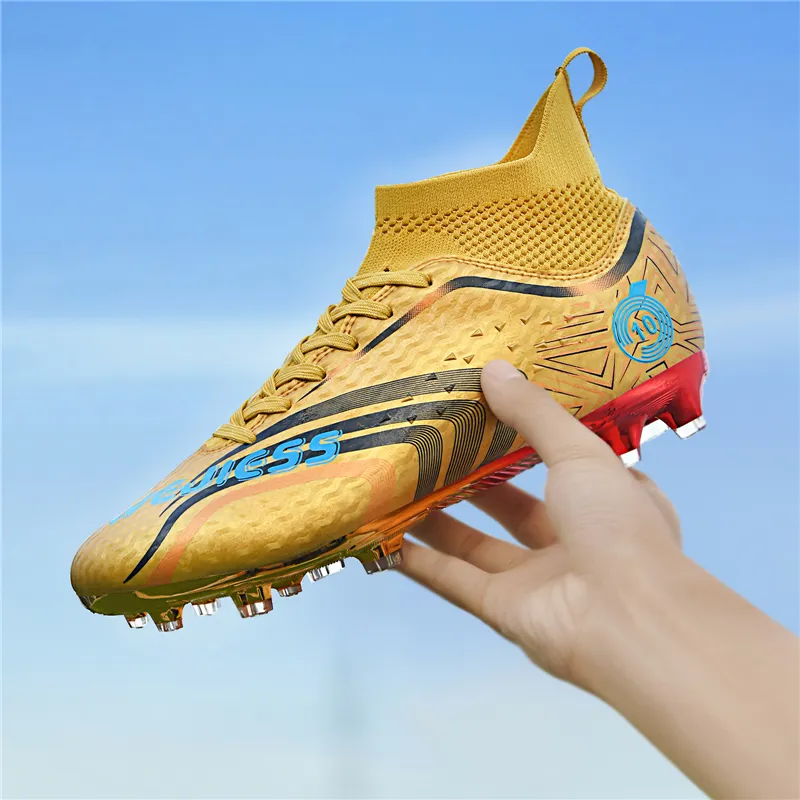 QIUTEXIONG Shock Absorbers With Slip Resistant Features Soccer Shoes Unisex-18