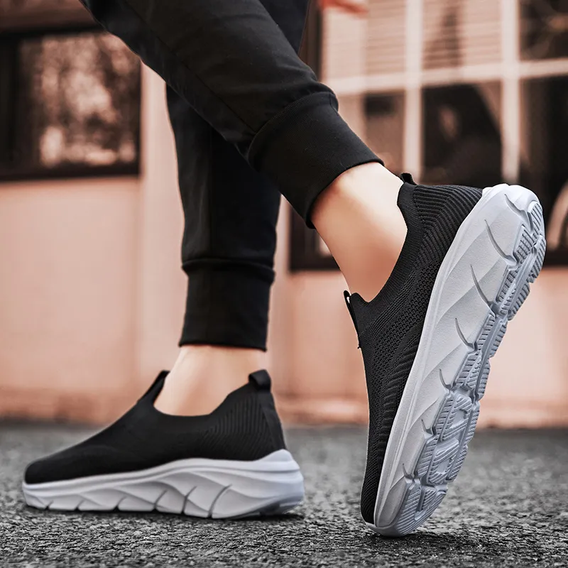 QIUTEXIONG Breathable Low Top Casual Marathon Training Sprint Running Shoes Unisex-16