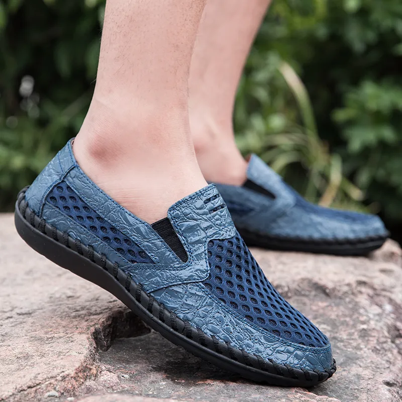 QIUTEXIONG Slip Resistant River Trekking Shoes Men's-11