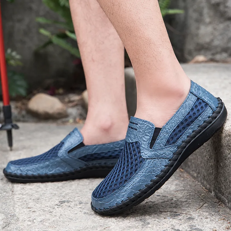 QIUTEXIONG Slip Resistant River Trekking Shoes Men's-13