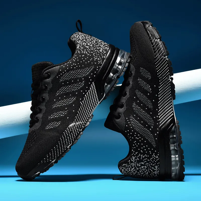 QIUTEXIONG Shock Absorbers Slip Resistant Breathable Low Top Casual Marathon City Commute Running Shoes Men's-10