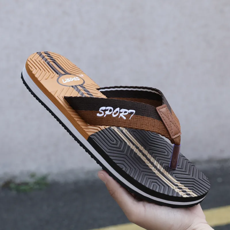QIUTEXIONG EVA Quick Dry Flip Flops Men's-24