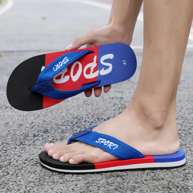 QIUTEXIONG EVA Slip Resistant Quick Dry Flip Flops Men's-12