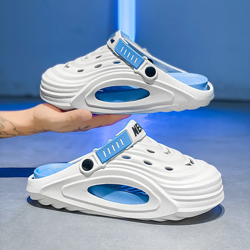 QIUTEXIONG EVA Abrasion Resistant Slip Resistant Closed Toe Slippers Men's-25