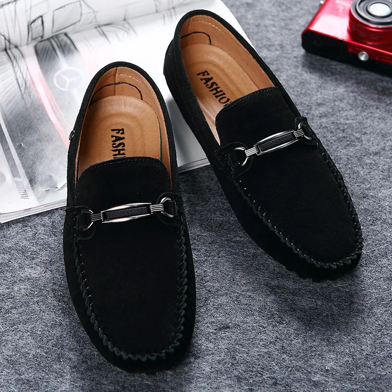 QIUTEXIONG Gommino Loafers Men's-4
