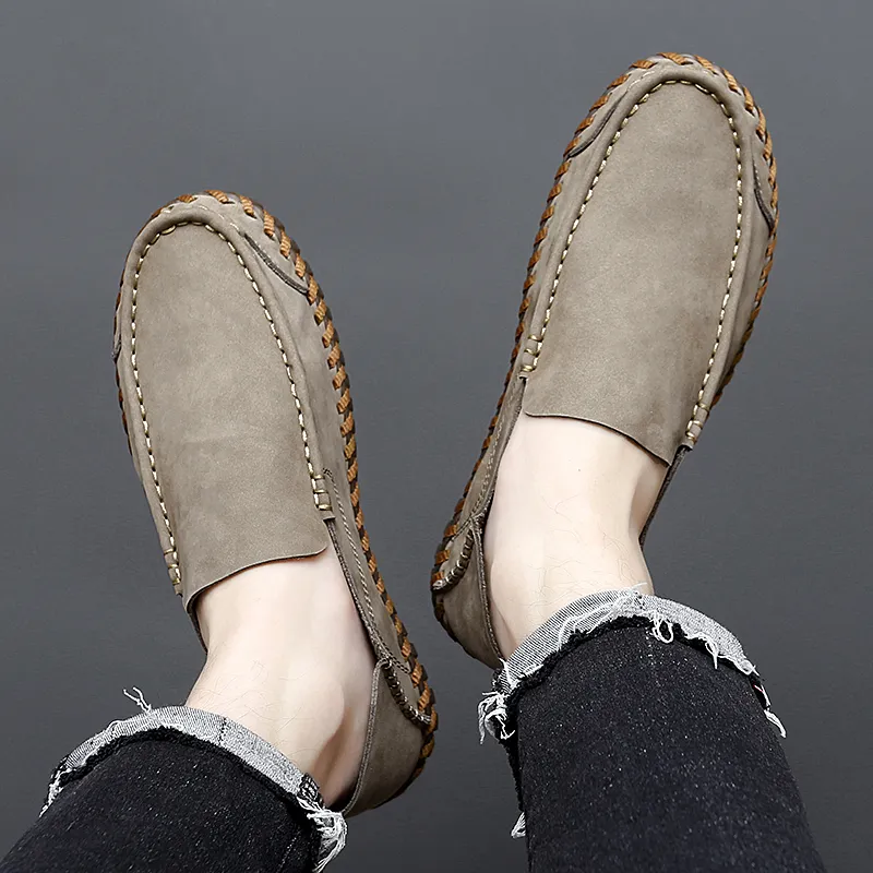 QIUTEXIONG Gommino Loafers Men's-17
