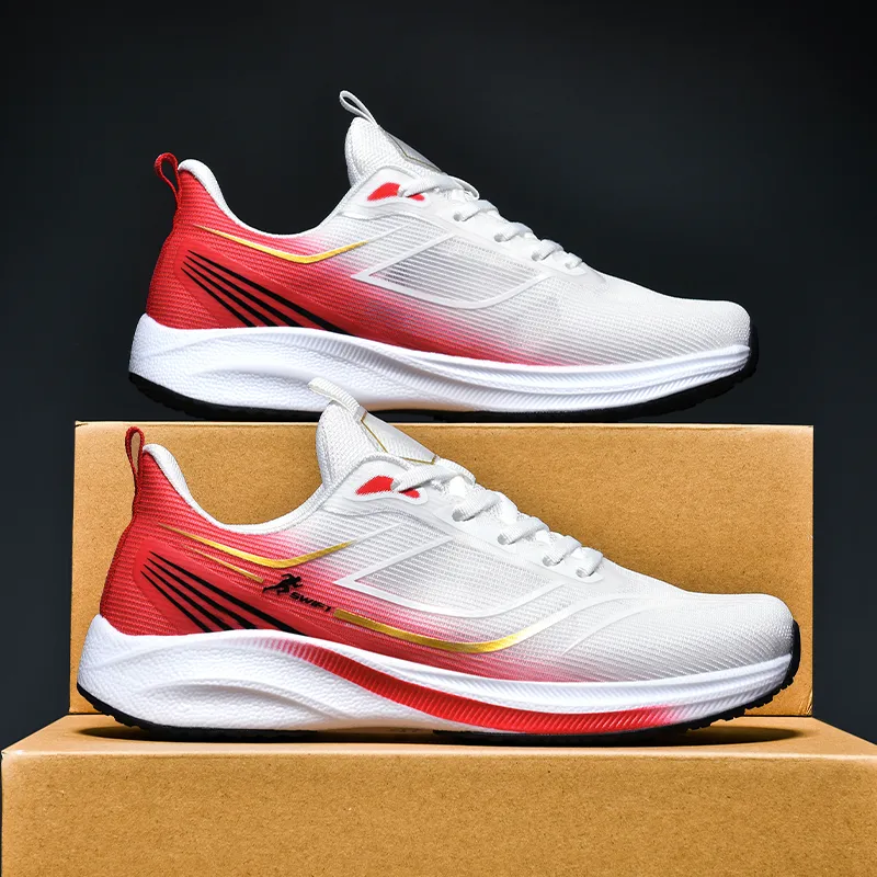 QIUTEXIONG Slip Resistant And Breathable Low Top Casual Training Running Shoes Men's-7
