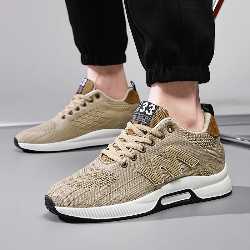 QIUTEXIONG Cushioning Anti-Slip Wear-Resistant Breathable Balance Height Increasing Low-Top Casual Shoes Unisex-12