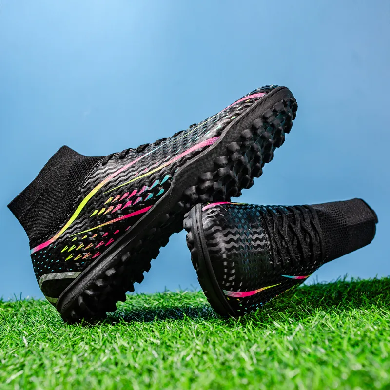 QIUTEXIONG TF Turf Artificial Ground, Indoor Slip Resistant Soccer Shoes Unisex-17