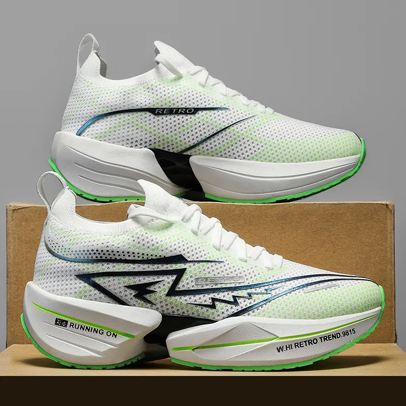 QIUTEXIONG Breathable Low Top Long Distance Running Sprint Running Shoes Unisex-17