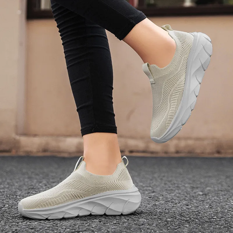 QIUTEXIONG Breathable Low Top Casual Marathon Training Sprint Running Shoes Unisex-3