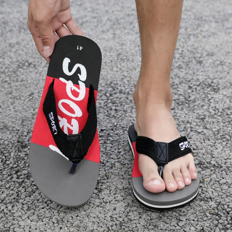 QIUTEXIONG EVA Slip Resistant Quick Dry Flip Flops Men's-20