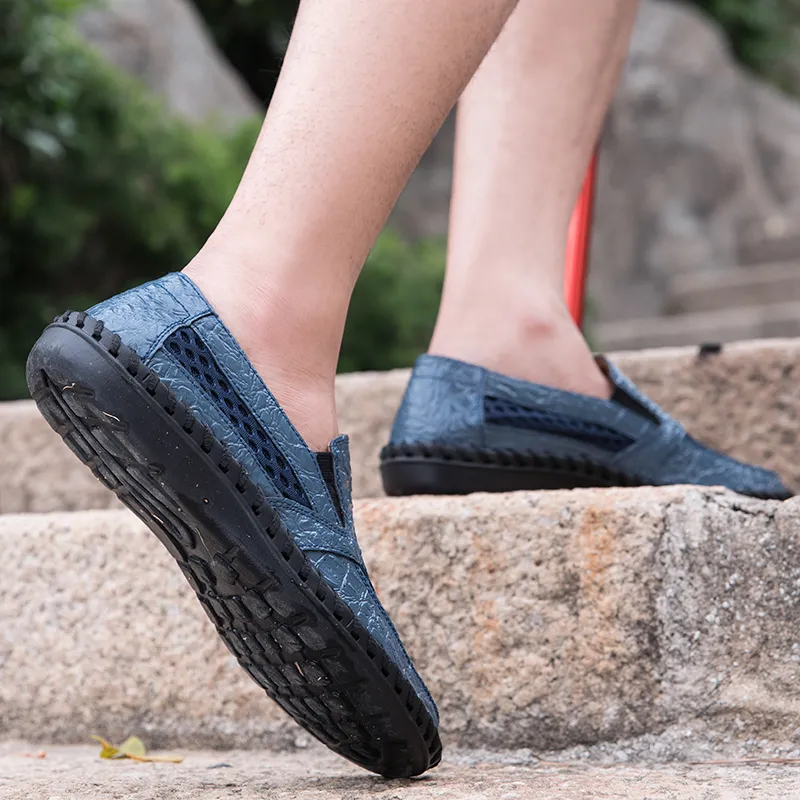QIUTEXIONG Slip Resistant River Trekking Shoes Men's-14