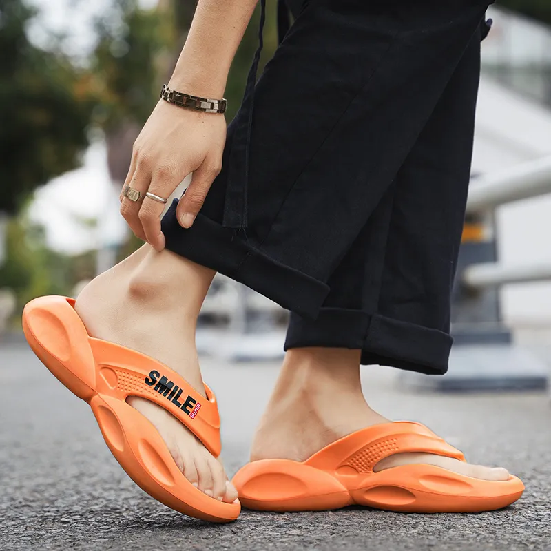 QIUTEXIONG EVA Odor Resistant Flip Flops Men's-19