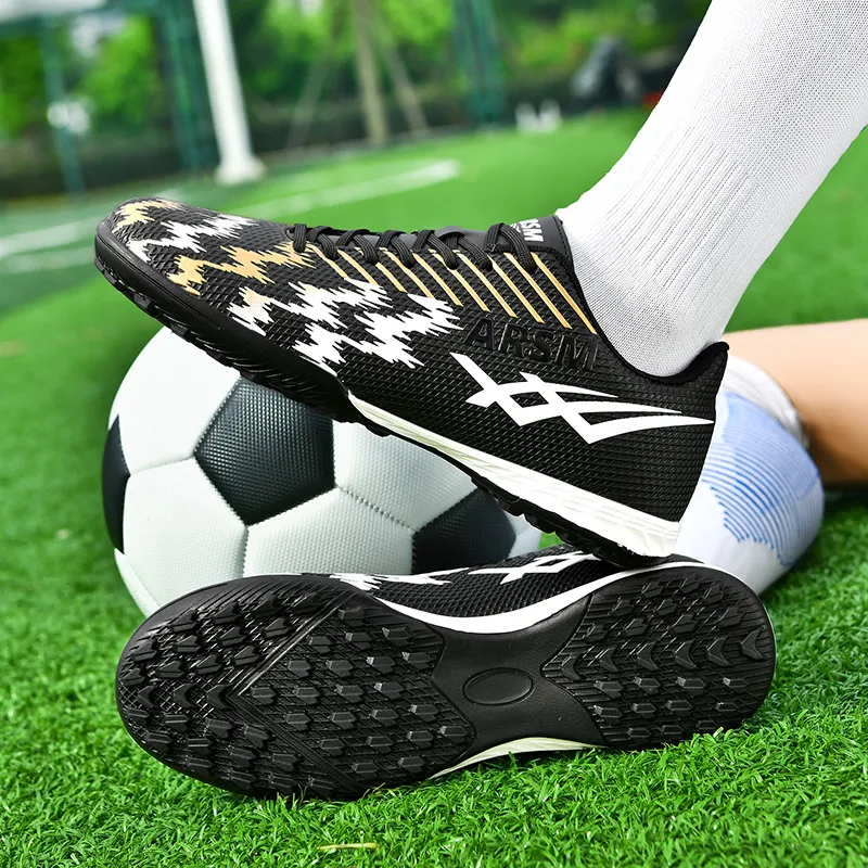 QIUTEXIONG TF Turf Firm Ground, Artificial Ground, Indoor Anti Slip Wear Resistant Soccer Shoes Unisex-20