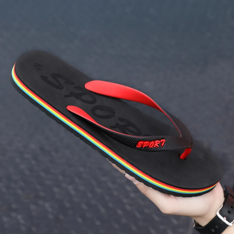 QIUTEXIONG EVA Abrasion Resistant Slip Resistant Quick Drying Flip Flops Men's-18