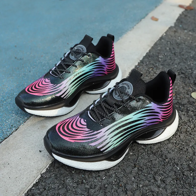 QIUTEXIONG Abrasion Resistant Breathable Low Top Casual Training City Commute Running Shoes Unisex-2