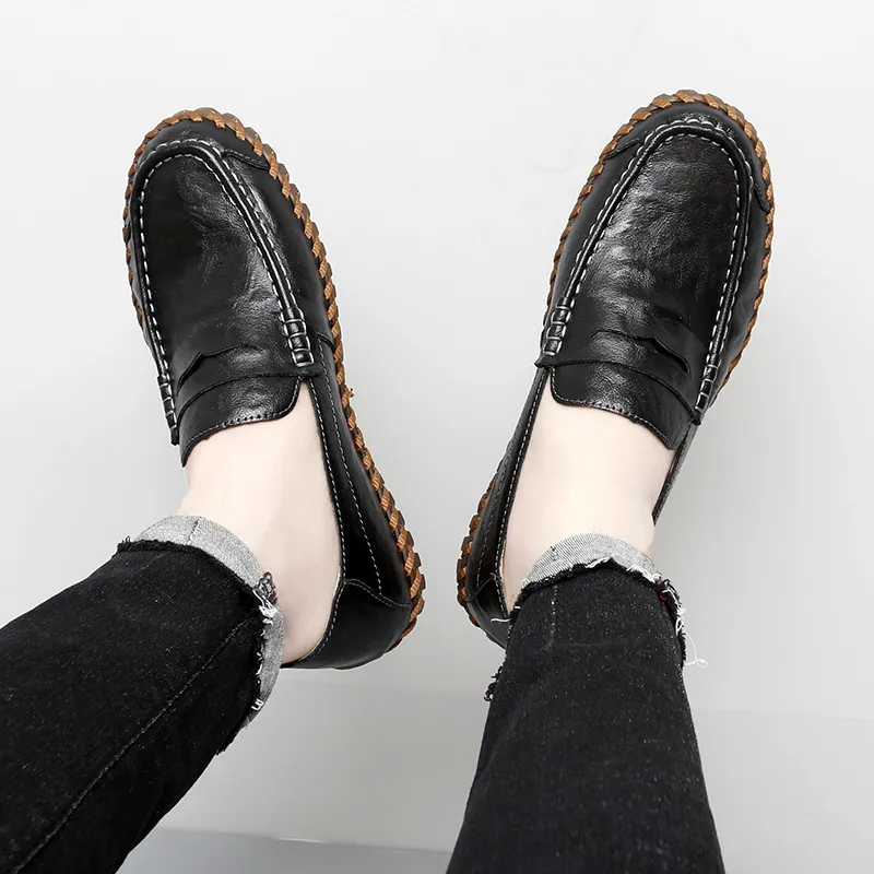 QIUTEXIONG Men's Casual Shoes Men's-5