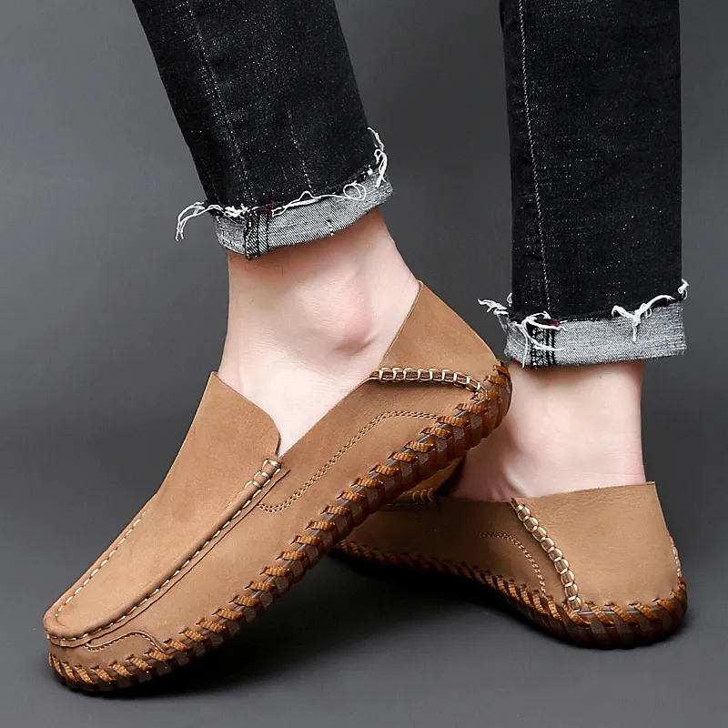 QIUTEXIONG Gommino Loafers Men's-3