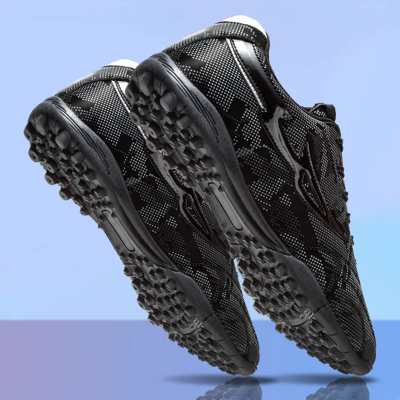 QIUTEXIONG TF Rubber Broken Studs Firm Ground Indoor Slip Resistant Coverage Soccer Shoes Unisex-4