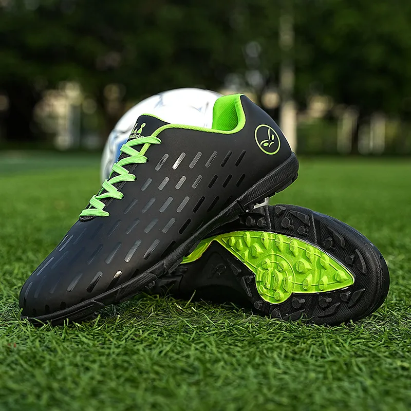 QIUTEXIONG TF Turf Firm Ground, Indoor Cushioning Support Soccer Shoes Unisex-4