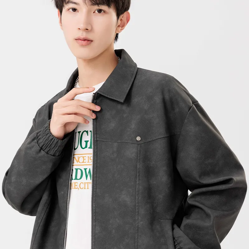 IGOI Jackets Coats Unisex Vintage Brown-15