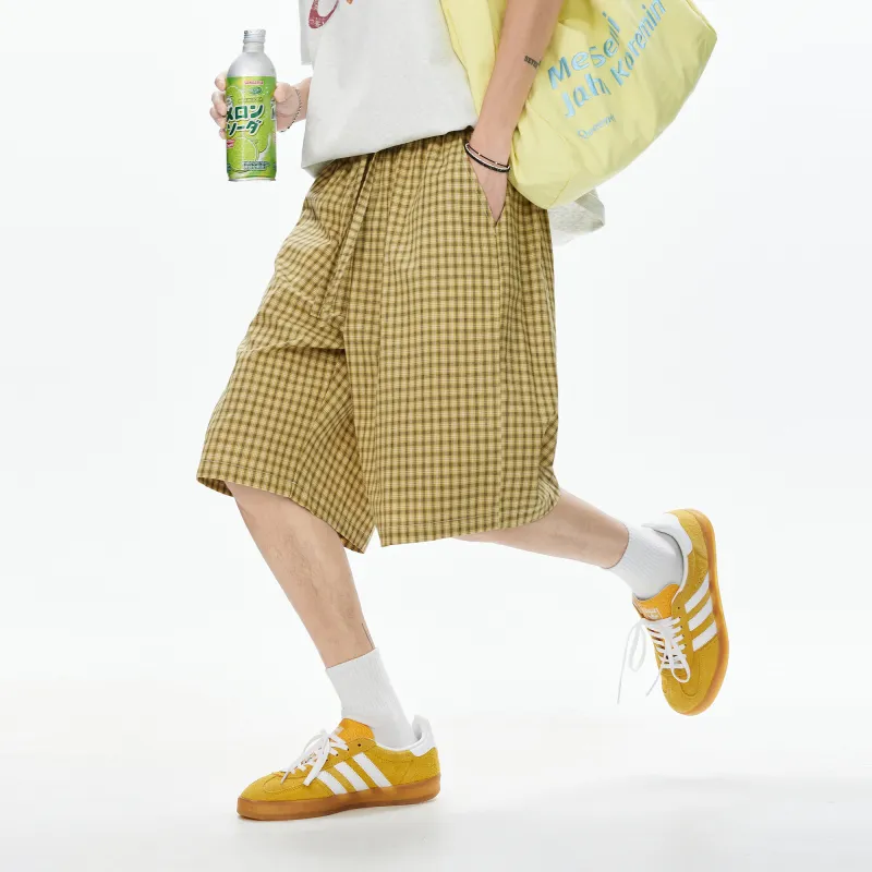 IGOI Casual Shorts Unisex Yellow-4