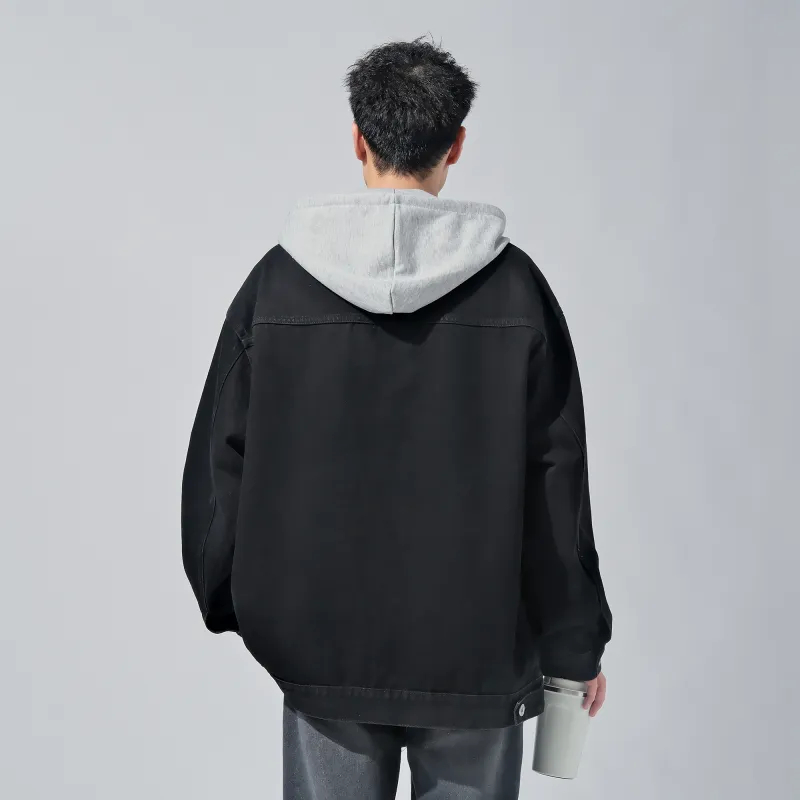 IGOI Denim Jacket Unisex Black Gray-2