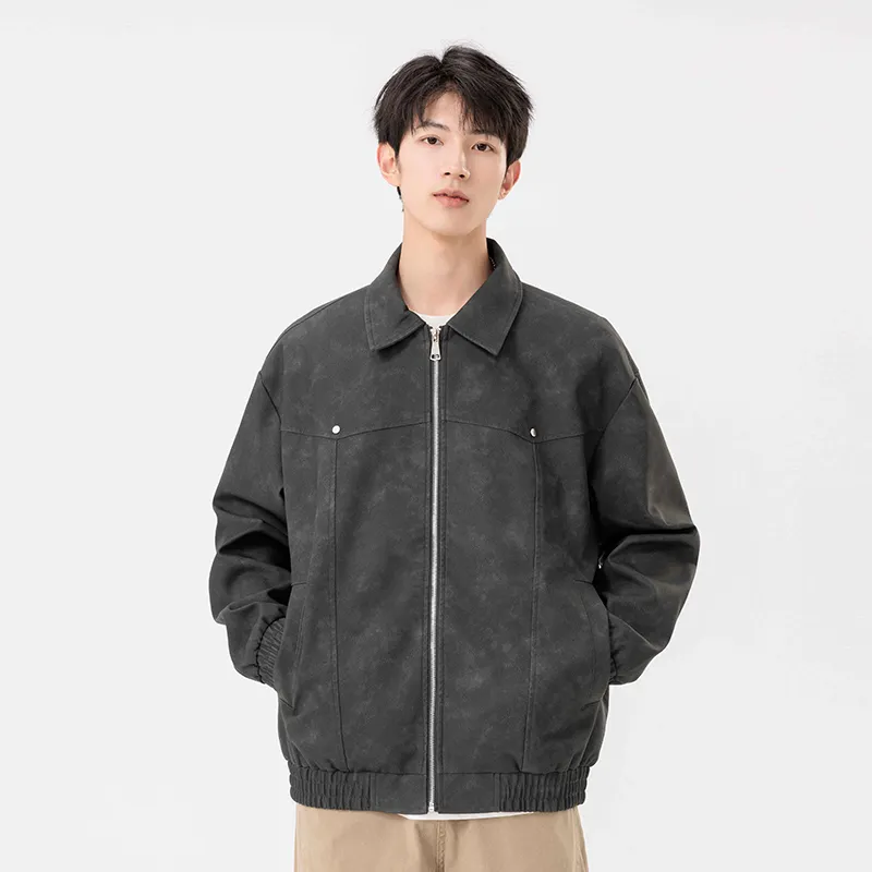 IGOI Jackets Coats Unisex Vintage Brown-13